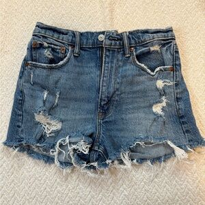 Abercrombie The Mom Short High Rise Denim shorts